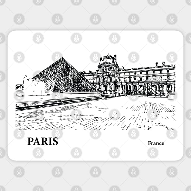 Paris - France Sticker by Lakeric